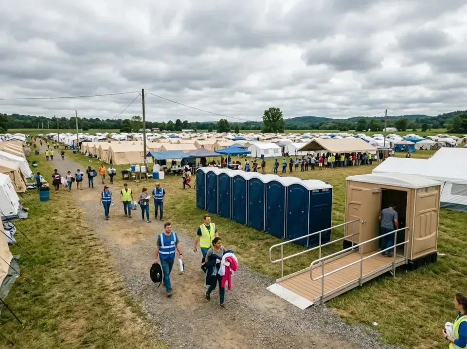 disaster-relief-camp-restrooms-010 — frequently asked questions, Dumpster & Portable Bathrooms Rental in Combined Locks, WI